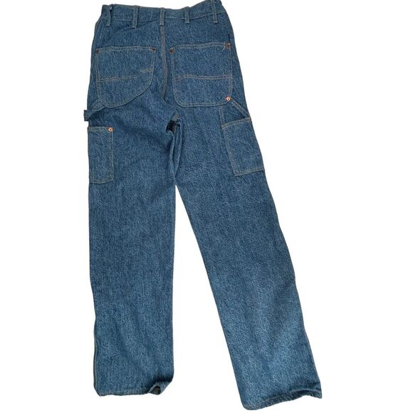 RE/DONE Denim - RE/DONE Super High Workmans Pant Size 26 Workwear Jeans SAMPLE Double Knee